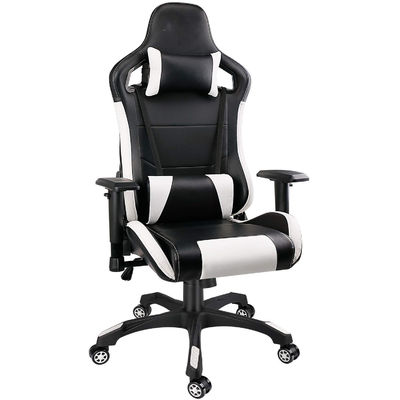 Une chaise de course en cuir en PU à dos élevé de design moderne