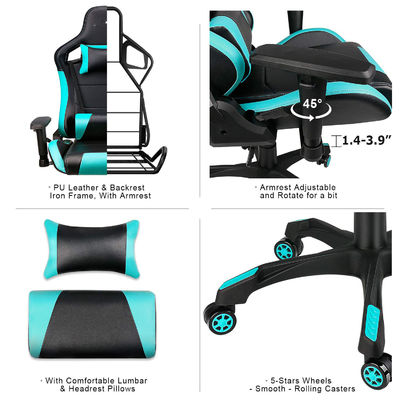 Améliorez votre jeu avec le fauteuil de jeu en cuir en PU