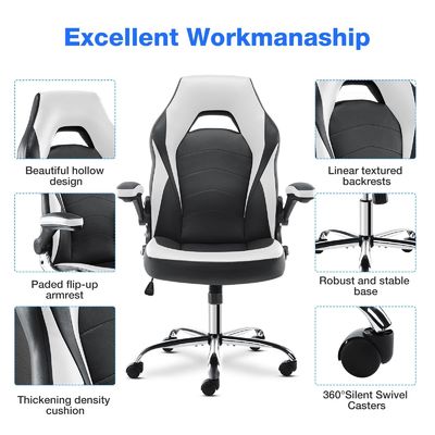 Emballage du courrier ALINUNU Chaise de jeu de course ergonomique avec support lombaire Couleur personnalisée