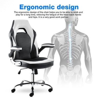 Emballage du courrier ALINUNU Chaise de jeu de course ergonomique avec support lombaire Couleur personnalisée