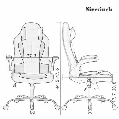 Emballage du courrier Chaise d'ordinateur ergonomique 360 pivotante / réglable en hauteur / inclinable par ALINUNU
