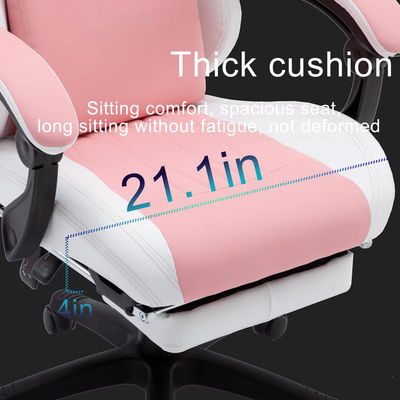 Chaise de jeu ALINUNU de couleur personnalisée avec appuie-tête et soutien lombaire