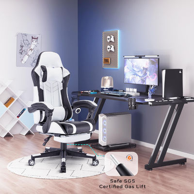 Chaise de jeu informatique de course ergonomique pour adultes hauteur réglable et conception pivotante