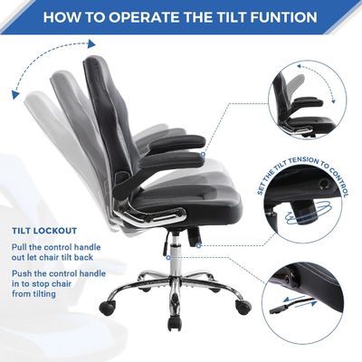 La chaise de jeu ergonomique d' ALINUNU avec support lombaire 360 rotation et réglage de hauteur