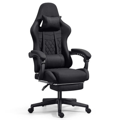 Chaise de jeu informatique personnalisée de couleur ergonomique réglable avec repose-pieds et massage