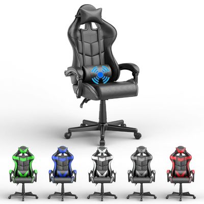 Fournir directement une chaise de joueur ergonomique de style moderne avec massage et cuir synthétique