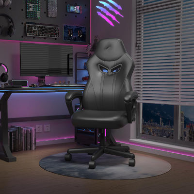 Chaise de jeu de course ALINUNU Support lombaire et 3 ascenseurs à gaz pour un jeu PC confortable