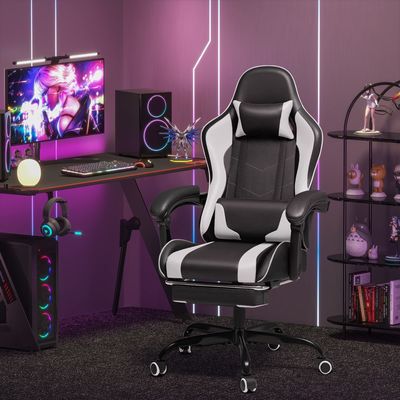 Chaise de jeu de course vidéo avec siège pivotant et élément de conception ergonomique Poids 41,9 livres