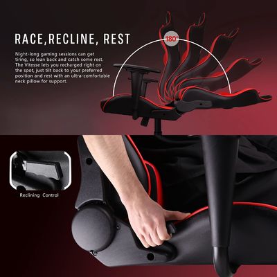 ALINUNUCus service personnalisé fauteuil de jeu de course ergonomique hauteur réglable et haut dos