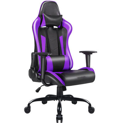 ALINUNU Chaise de jeu de course ergonomique à dos élevé Chaise réglable en hauteur