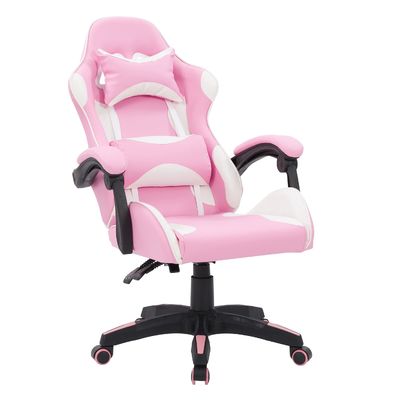 Chaise de jeu de course en pivotant avec repose-pieds et 3 ascenseurs à gaz dans ALINUNU