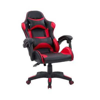 Chaise de jeu pour ordinateur en fer de type métallique avec repose-pieds pour un maximum de confort et de soutien