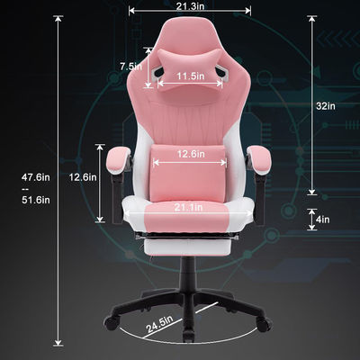 Chaise de jeu ALINUNU à dos haut Ergonomie et poids maximal recommandé de 300 livres
