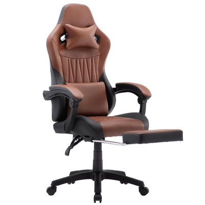 Chaise pivotante ALINUNU Chaise de jeu à dos haut Chaise de bureau en cuir Chaise de course exécutive ergonomique