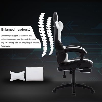 Chaise de jeu d'emballage de courrier ALINUNU Chaise d'ordinateur à dos haut Exécutif ergonomique