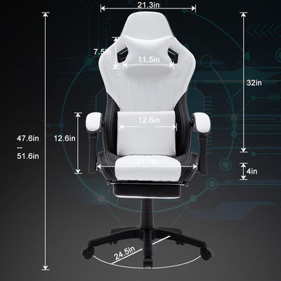 Chaise de jeu d'emballage de courrier ALINUNU Chaise d'ordinateur à dos haut Exécutif ergonomique