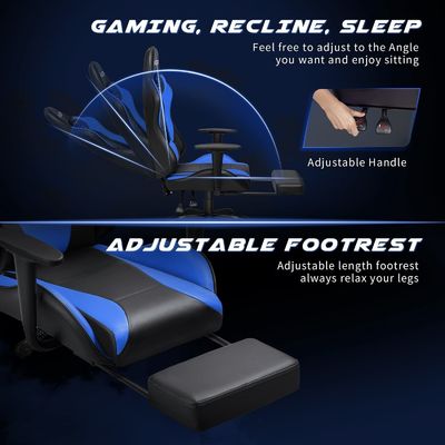 Chaise de jeu ALINUNU avec repose-pieds et services personnalisés