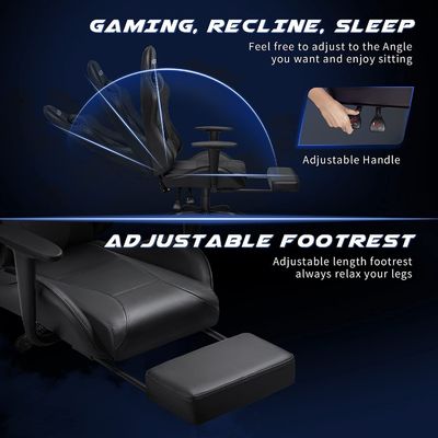 Services personnalisés Chaise de jeu de course ALINUNU pour adultes Chaise pivotante Dimensions du produit