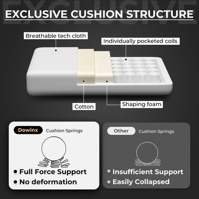 Chaise de joueur ergonomique personnalisée réglable en couleur avec support lombaire et repose-pieds de massage