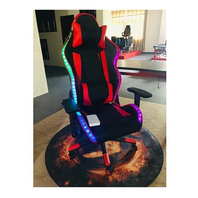 Chaise de jeu LED RVB Chaise roulante pivotante confortable et professionnelle pour le commerce
