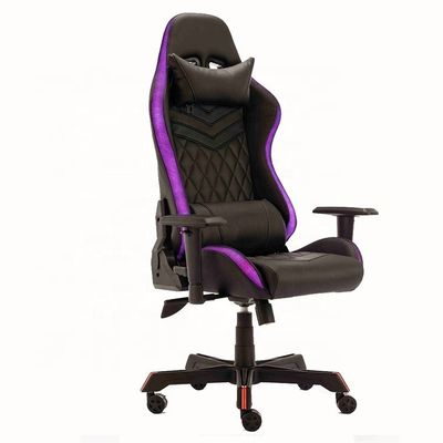 Chaise de jeux de course à dos élevé ergonomic pivotant PC