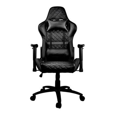 Chaise de bureau haute pivotante réglable pour les joueurs en cuir de style course Chaises modernes