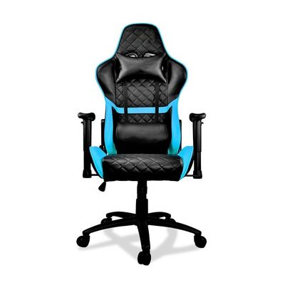 Chaise de bureau haute pivotante réglable pour les joueurs en cuir de style course Chaises modernes