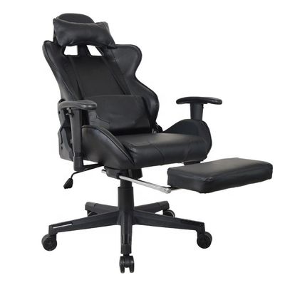 PC Gamer Style de course Chaise exécutive en cuir authentique Chaise de bureau de jeu confortable