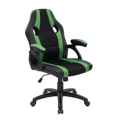 Chaises de jeux vidéo Chaise de bureau ergonomique en cuir synthétique et mousse mémoire