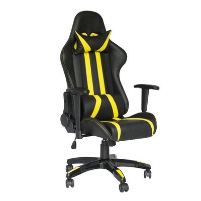 Chaise de jeu en cuir de course moderne chaise d'ordinateur pivotante ergonomique