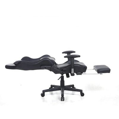 Chaise de jeu d'ordinateur de course en cuir à dos élevé de design contemporain pour les joueurs sérieux