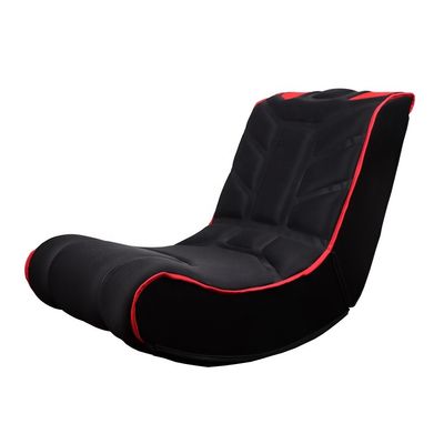 Chaise de jeu de course pliable ergonomique rocker avec haut-parleurs à bord 17x31.5x31.5 pouces