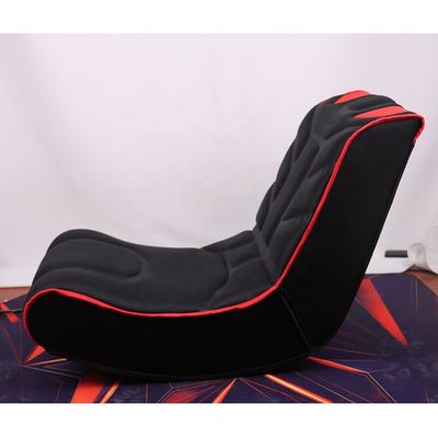Chaise de jeu de course pliable ergonomique rocker avec haut-parleurs à bord 17x31.5x31.5 pouces