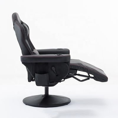 Chaise de jeu confortable avec repose-pieds réglable et appuie-bras en tissu durable