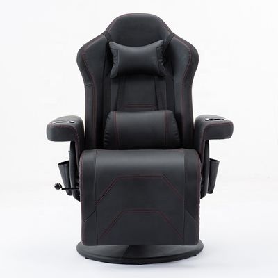 Chaise de jeu confortable avec repose-pieds réglable et appuie-bras en tissu durable