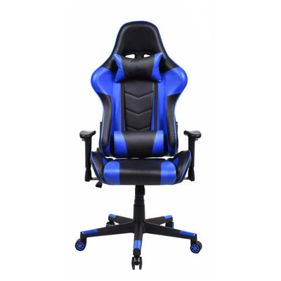 Chaise de jeu de course à bras réglable 2d avec cuir synthétique et conception de course