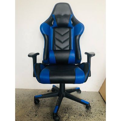 Chaise de jeu de course à bras réglable 2d avec cuir synthétique et conception de course