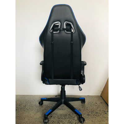 Chaise de jeu de course à bras réglable 2d avec cuir synthétique et conception de course