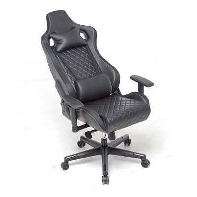 Chaise de bureau de style moderne Chaise de jeu avec accoudoir 2D et matériau en fer