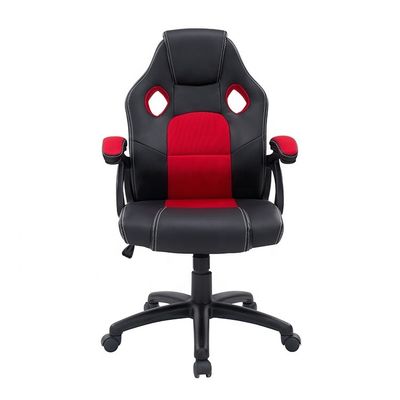 Chaise pivotante exécutive en cuir synthétique pour postes de travail ergonomiques de bureau de jeu
