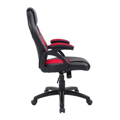 Chaise pivotante exécutive en cuir synthétique pour postes de travail ergonomiques de bureau de jeu