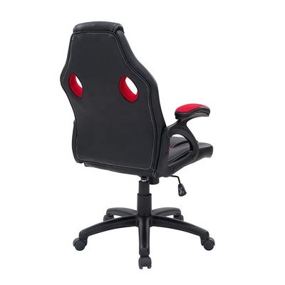 Chaise pivotante exécutive en cuir synthétique pour postes de travail ergonomiques de bureau de jeu