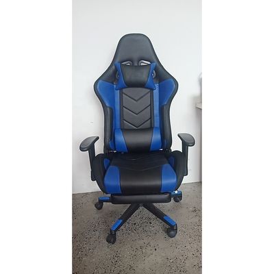 Meubles de course style reculant chaise de jeu en cuir en PU avec support lombaire de massage