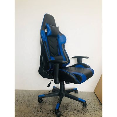 Meubles de course style reculant chaise de jeu en cuir en PU avec support lombaire de massage