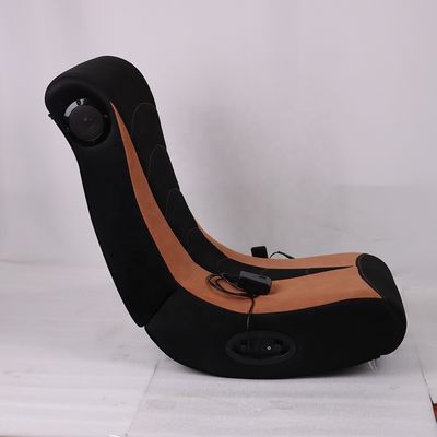 Sous-sol RGB LED PU cuir ordinateur bureau gamer chaise de jeu avec lumières et haut-parleurs