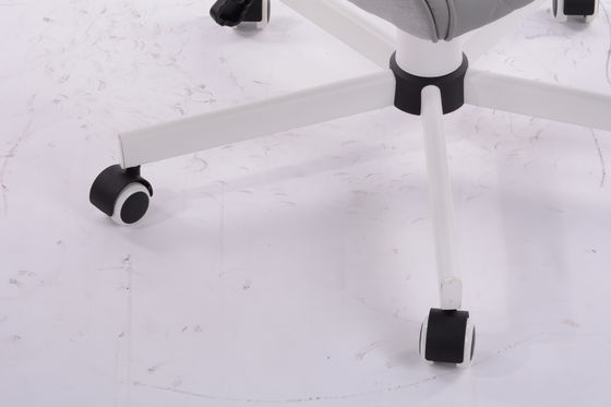 320 Blanc Kd Base métallique étoile rotative ergonomie bureau de luxe Chef chaise avec lifting à gaz