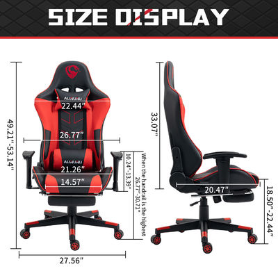 Amenez votre jeu à un niveau supérieur avec la chaise de jeu et le repose-pieds ALINUNU High Back