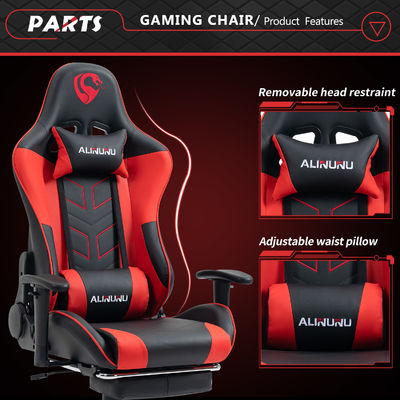 Amenez votre jeu à un niveau supérieur avec la chaise de jeu et le repose-pieds ALINUNU High Back