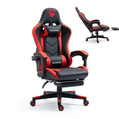 Chaise de jeu à emballage de courrier avec repose-pieds à rotation de 360 degrés et réglage de hauteur