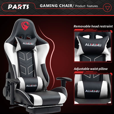 Livraison dans les entrepôts à l'étranger Chaise de jeu chaude avec pieds de repos réglable en hauteur